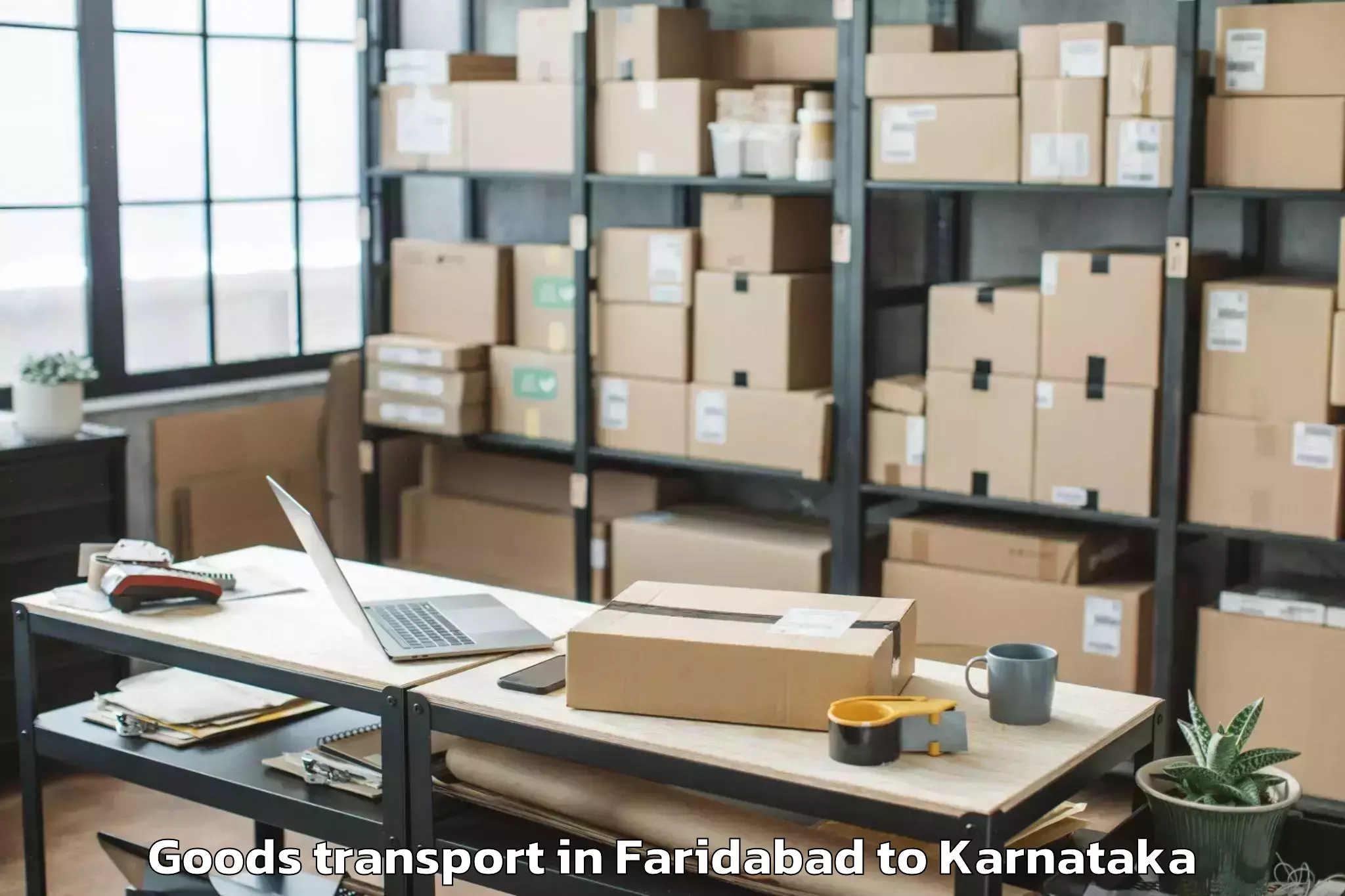 Book Faridabad to Hosapete Goods Transport